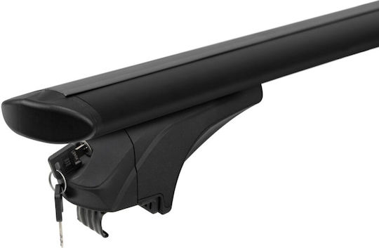 Menabo Aluminum Bars Sonic Black XL 130 Cm Black Color Genesis GV80 5 Doors 2020 Flush Rails 2 Pieces 14690/mb Mp.14690/mb-42