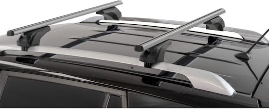 Menabo Aluminum Bars Ariem XL 1315 Cm Silver Color BMW X5 E70 5 Doors 2010>2013 Raised Rails 2 Pieces 14710/MB MP.14710/MB-21