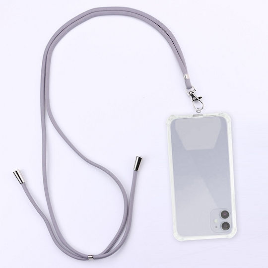 TelForceOne Universal Lanyard Neck Strap for Mobile Phones Gray