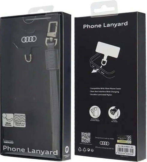 Audi Wrist Strap for Mobile Phones Gray 504K92