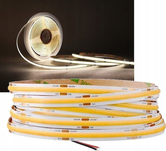 LED-Streifen Cob 480led 9w/m 4000k 990lm/m Ip20 50m Premium