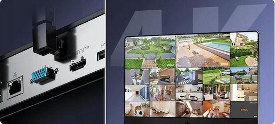 Imou NVR-N110-8A0E NVR Recorder 10 Channels with 4K Resolution