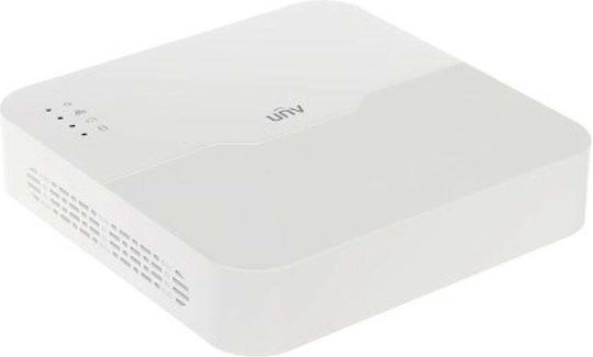 Лесна серия NVR 4 канала 8MP + 4 дълги PoE порта H.265 Ultra UNV NVR301-04LS3-P4