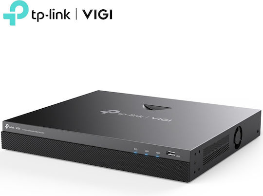 TP-LINK Nvr2016h v2 Überwachungs-Videorekorder NVR 16 Kanäle mit Auflösung 4K VIGI NVR2016H v2.0