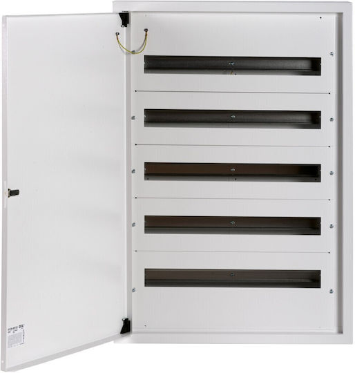 Metal Modular Switchgear 5x24 Surface Mounted Ip30 N+pe I Door Class White Kp-db-i-ms-524 White 32656