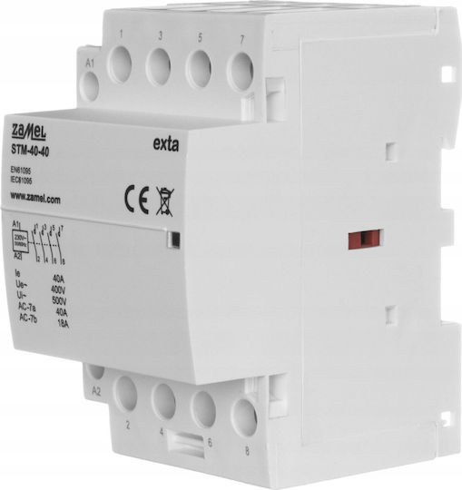 Zamel Ρεле за фаза 40Спецификация с Напрежение 230V