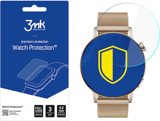 3MK Curved Arc Screen Protector για το Huawei Watch GT 3 42mm 3τμχ