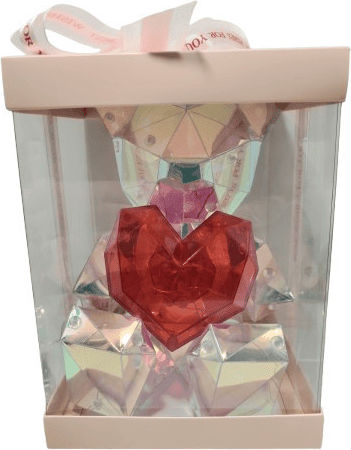 Bear Heart LED Table Lamp 20x12cm