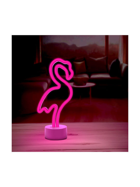 Neon Led On Stand Flamingo Pink Usb-c Fsc-11 Forever Light