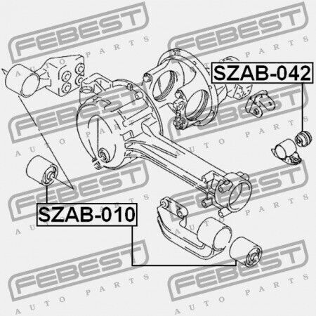 Bushes For Differential Mount Brackets Suzuki Grand Vitara