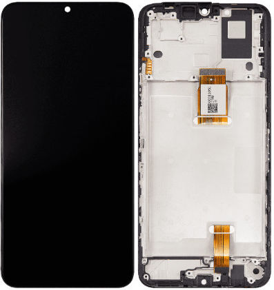 Screen with Touch Mechanism and Frame for Huawei Honor X7a 4G (Black)
