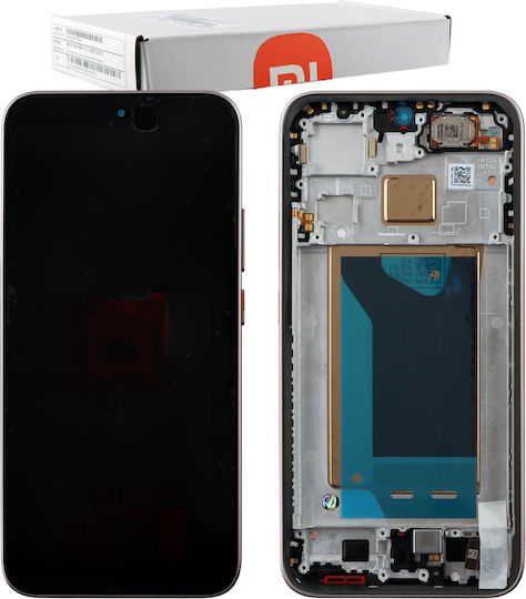 Ersatzbildschirm Display + mit Touch-Mechanismus und Rahmen für Xiaomi 15T Rose Gold