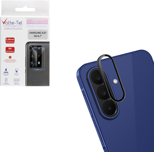 Volte-tel Camera Glass Cover Samsung A27 5g A276 6.7in 9h 0.33mm Easy Application Black Volte-tel