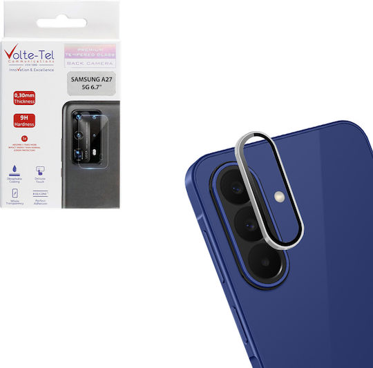Volte-tel Camera Glass Cover Samsung A27 5g A276 6.7in 9h 0.33mm Easy Application Silver Volte-tel