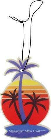 California Scents Αρωματική Καρτέλα Κρεμαστή Αυτοκινήτου Hang Out Palms Newport New Car