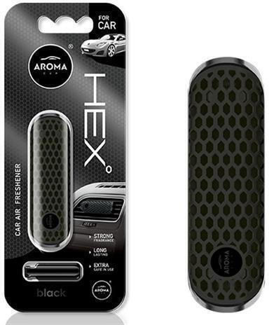 Aroma Car Αρωματικό Υγρό Αεραγωγού Αυτοκινήτου Hex Black