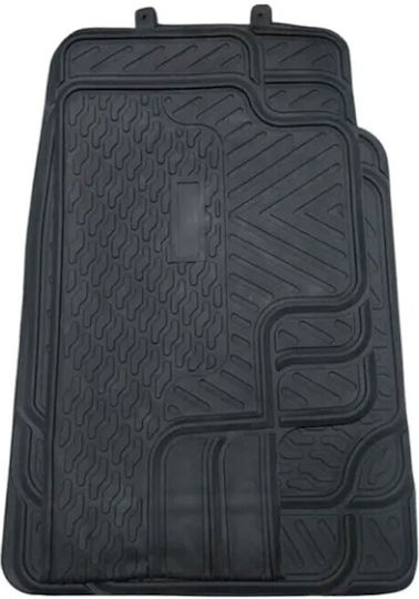 Front Universal Car Mats 3 Pieces Black