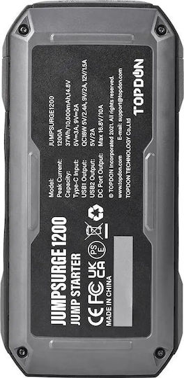 Topdon JS12000 Portable Car Battery Jump Starter 10000mAh