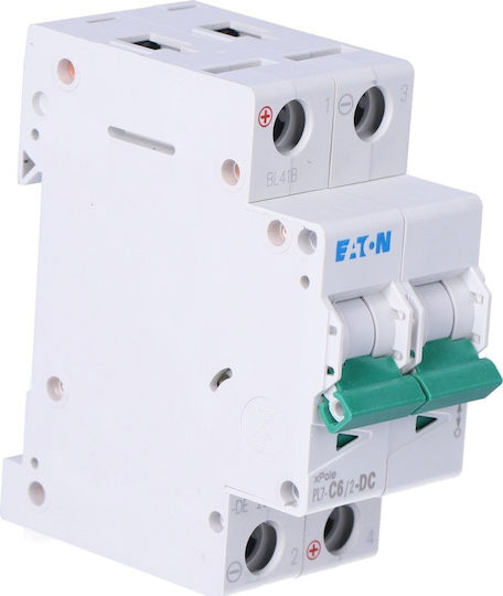 2P C 6A 10kA DC PL7-C6/2-DC Automatic Circuit Breaker Suppression Switch 264899