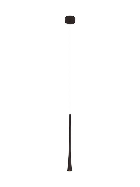 MaxLight Einzel LED Warmes Weiß Spot in Braun Farbe