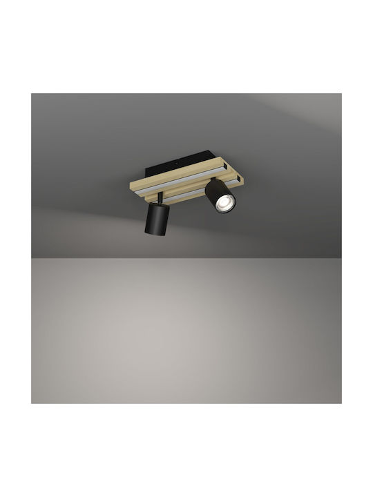 Eglo Gesteira Double Led Warm White Ceiling & Wall Spot in White Colour