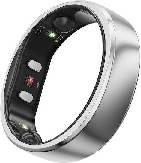 RingConn Gen 2 Air Smart Ring 16.5mm Αδιάβροχο με Παλμογράφο Galaxy Silver