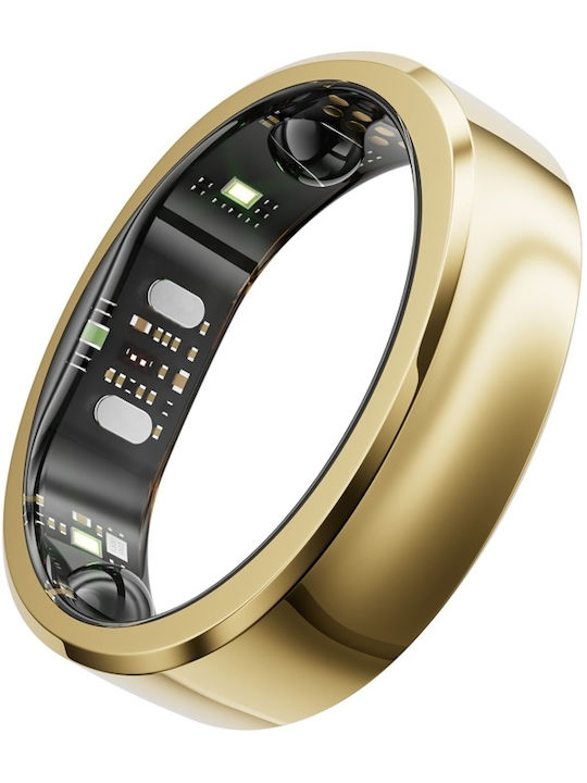 RingConn Gen 3 Intelligente Ringe 22.3mm Wasserdicht mit Herzfrequenzsensor Royal Gold