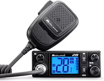 Midland M5 CB Αυτοκινήτου 4W με Μονόχρωμη Οθόνη