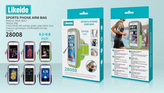 Arm Band Case up to 6.8" Transparent JG-06740