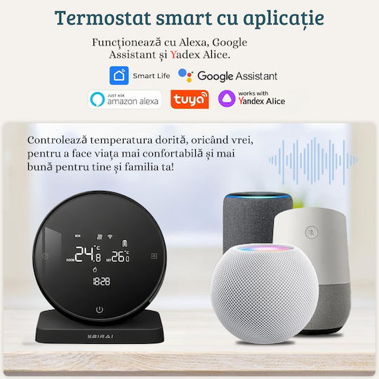 Цифров Термостат за Стая Smart с Тъчскрийн и Wi-Fi
