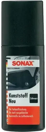 Sonax Βαφή Εξωτερικών Πλαστικών Μαύρη 100ml