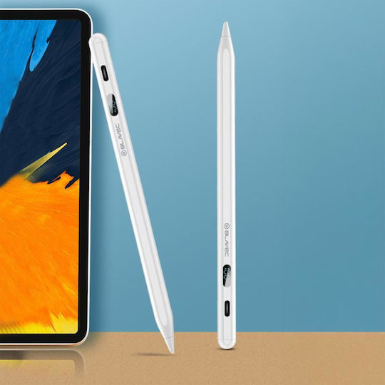 Blavec Active BPA-01 Digitale Tablet Stift mit Handflächenabweisung in Weiß