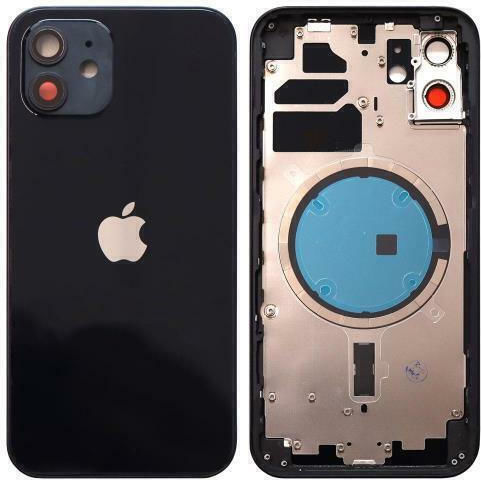 Replacement Back Cover 1110321040151 Black for iPhone 12