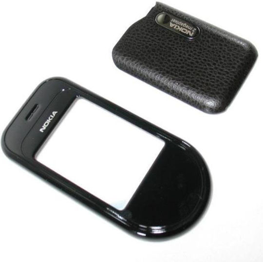 Nokia 7373 Преден Капак + Черен Хром Обектив