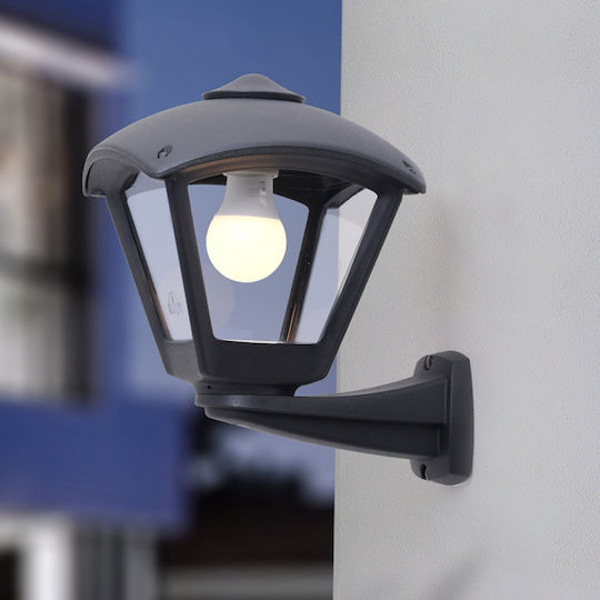 Eurolamp Wall-Mounted Outdoor Lantern E27 IP55 35x22x24cm