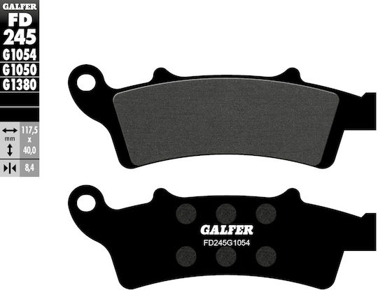 Galfer Kh324 Semi-metallische Motorradbremsbeläge