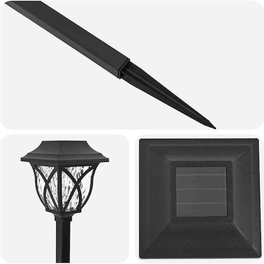 vidaXL Set of 6 Solar Light Lanterns Warm White with Photocell