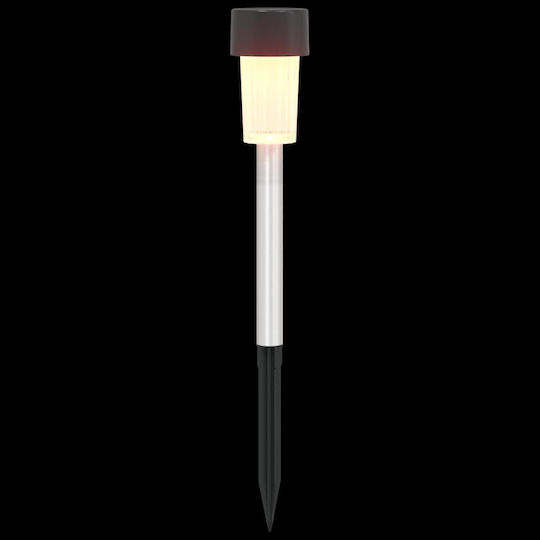 vidaXL Set 24 Solar Road Lights Warm White With Photocell