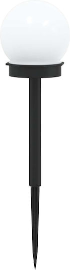 vidaXL Set of 4 Solar Light Lanterns Warm White with Photocell