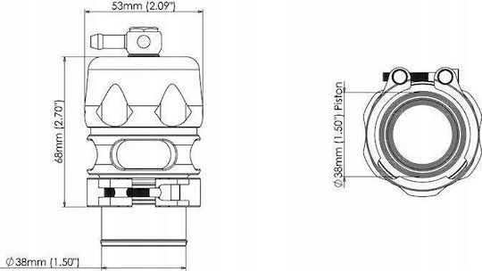 Turbosmart Bov Vee Port Pro Universal Car Adapter