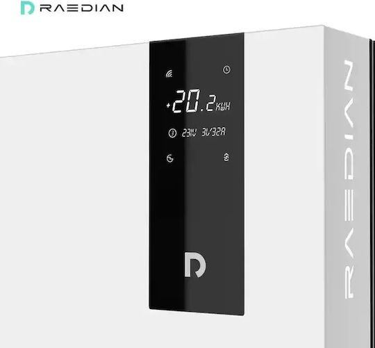 Raedian Wall Mounted Three-Phase Charging Station 22kW with Built-in Type 2 Cable