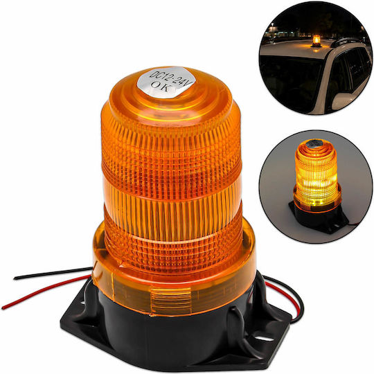 Notfall-Warnleuchte Orange Led 12-24v Led-025c Oem