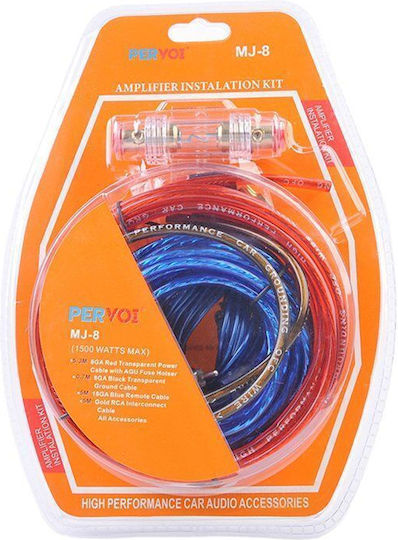Car Amplifier Wiring Set 1500w 5m Mj-8