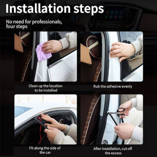 Car Door & Window Protective Rubber 50m Jn-05496 Rl15113