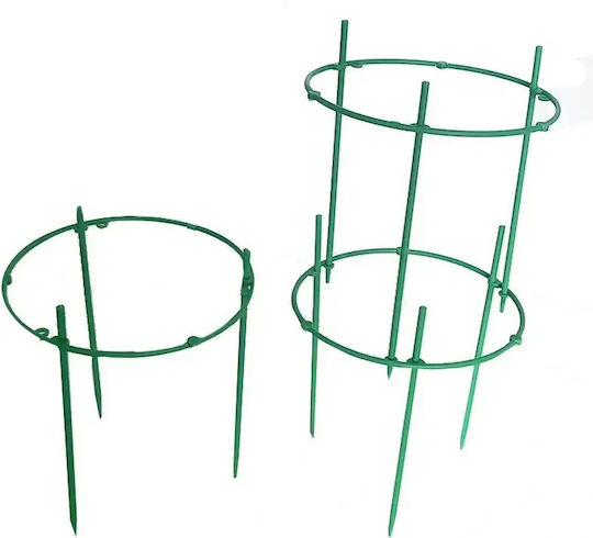 Circular Plant Support 3 Rings Green Proper Growth