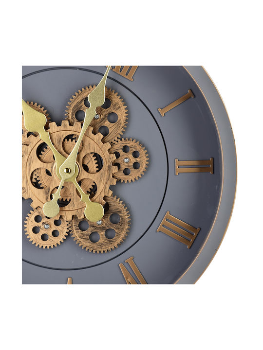 Mondex Wall Clock Grey Ø40cm