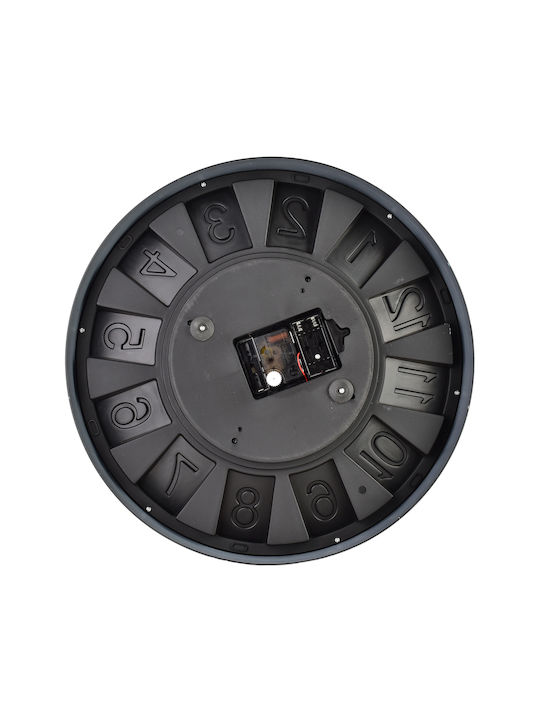 Mondex Ceas de perete maro Ø40cm