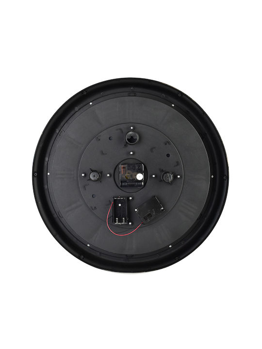 Mondex Wall Clock Black Ø45cm