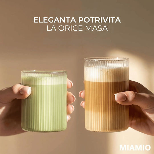 Miamio Set Pahare Pentru Apă / Cocteiluri / Cafea Freddo Din Sticlă 280ml 12 Bucăți Miamio Set Pahare Pentru Apă / Cocteiluri / Cafea Freddo Din Sticlă 280ml 12 Bucăți