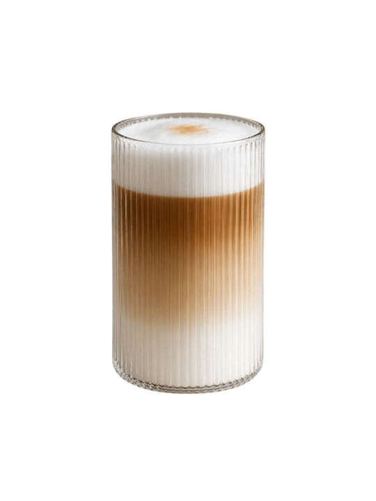 Miamio Set Pahare Pentru Apă / Cocteiluri / Cafea / Cafea Grecească Freddo Din Sticlă 280ml 12 Bucăți